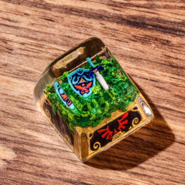 Hylian Shield Resin Keycap