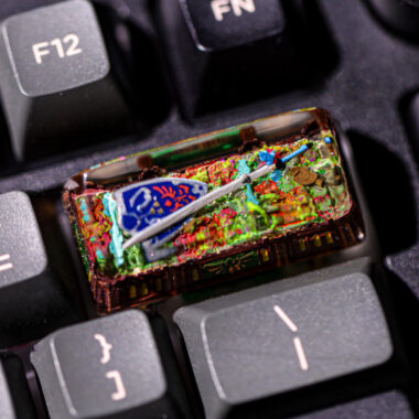 Zelda Hylian Shield and Master Sword Shift/Enter Keycap
