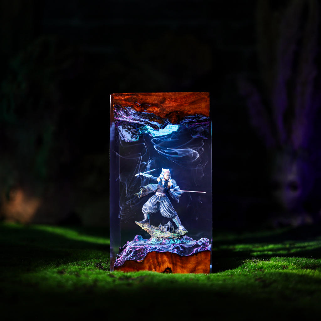 Ahsoka Tano Star Wars Lamp 6 Handmade Star Wars Lamp