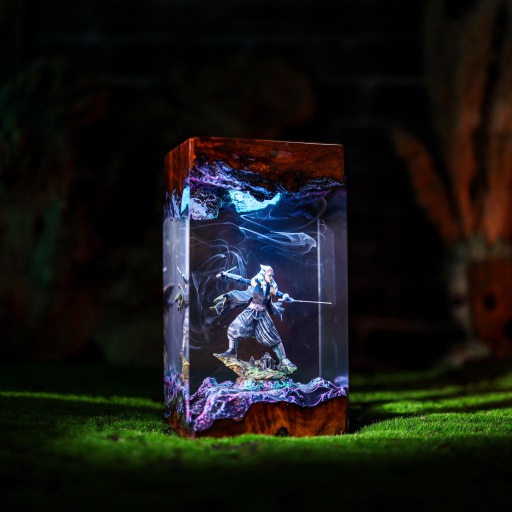 Ahsoka Tano Star Wars Lamp 4 Jedi Ahsoka Resin Lamp
