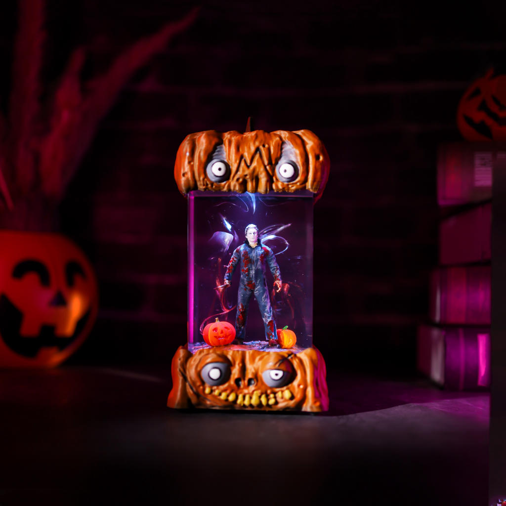 Jason Voorhees Friday the 13th Halloween Pumpkin Lamp 7 Friday the 13th Horror Lamp