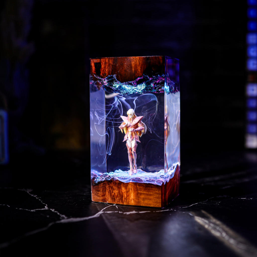 Saint Seiya Virgo Shaka Lamp 7 Handmade Saint Seiya Lamp