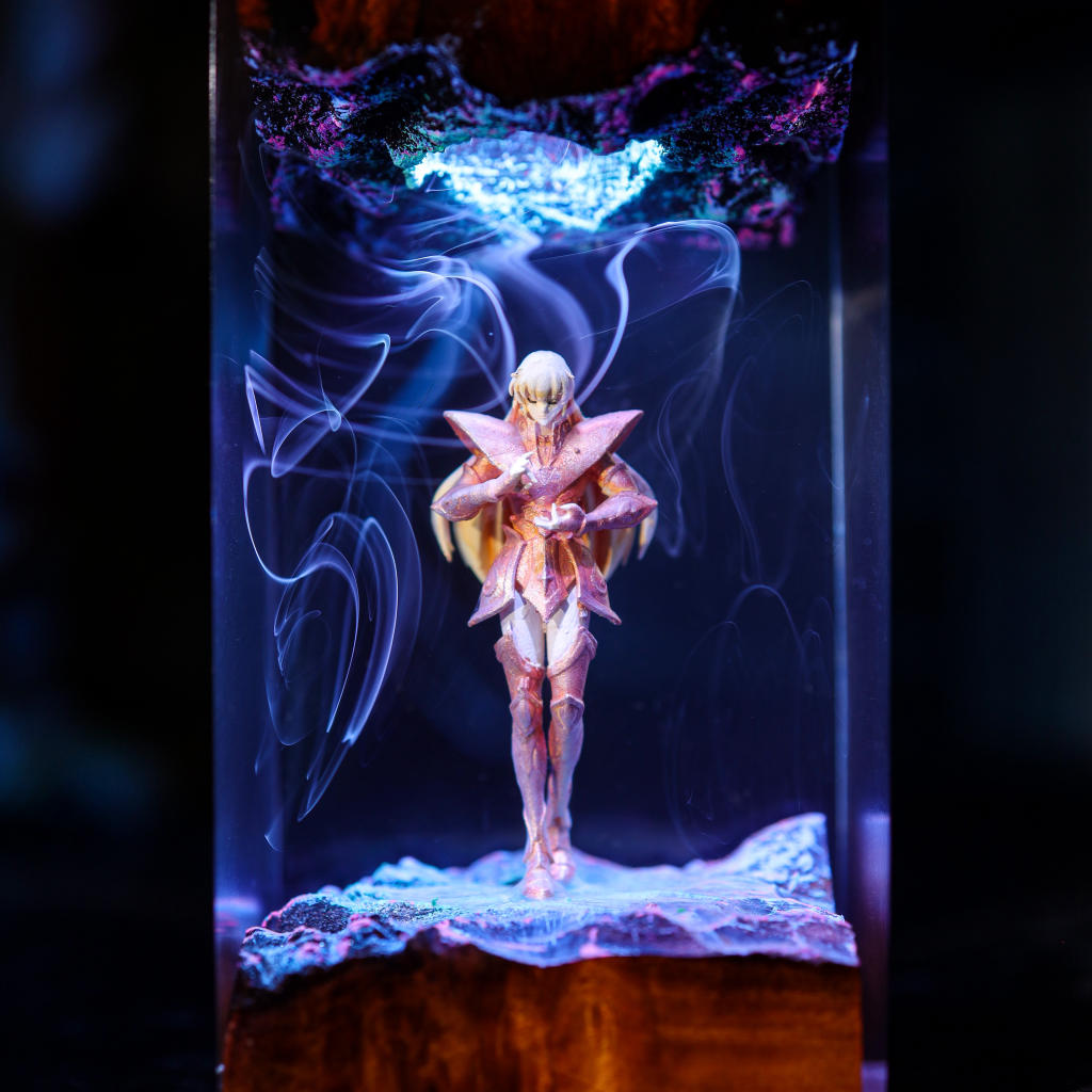 Saint Seiya Virgo Shaka Lamp 8 Saint Seiya Virgo Shaka Resin Lamp