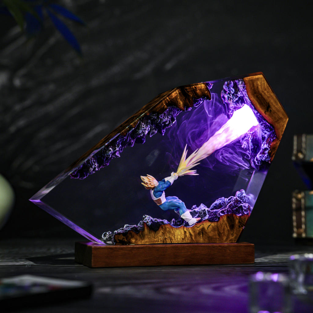 Energy Blast Super A.nime Warrior Resin Lamp Ver 2 5 Anime Room Decor Light