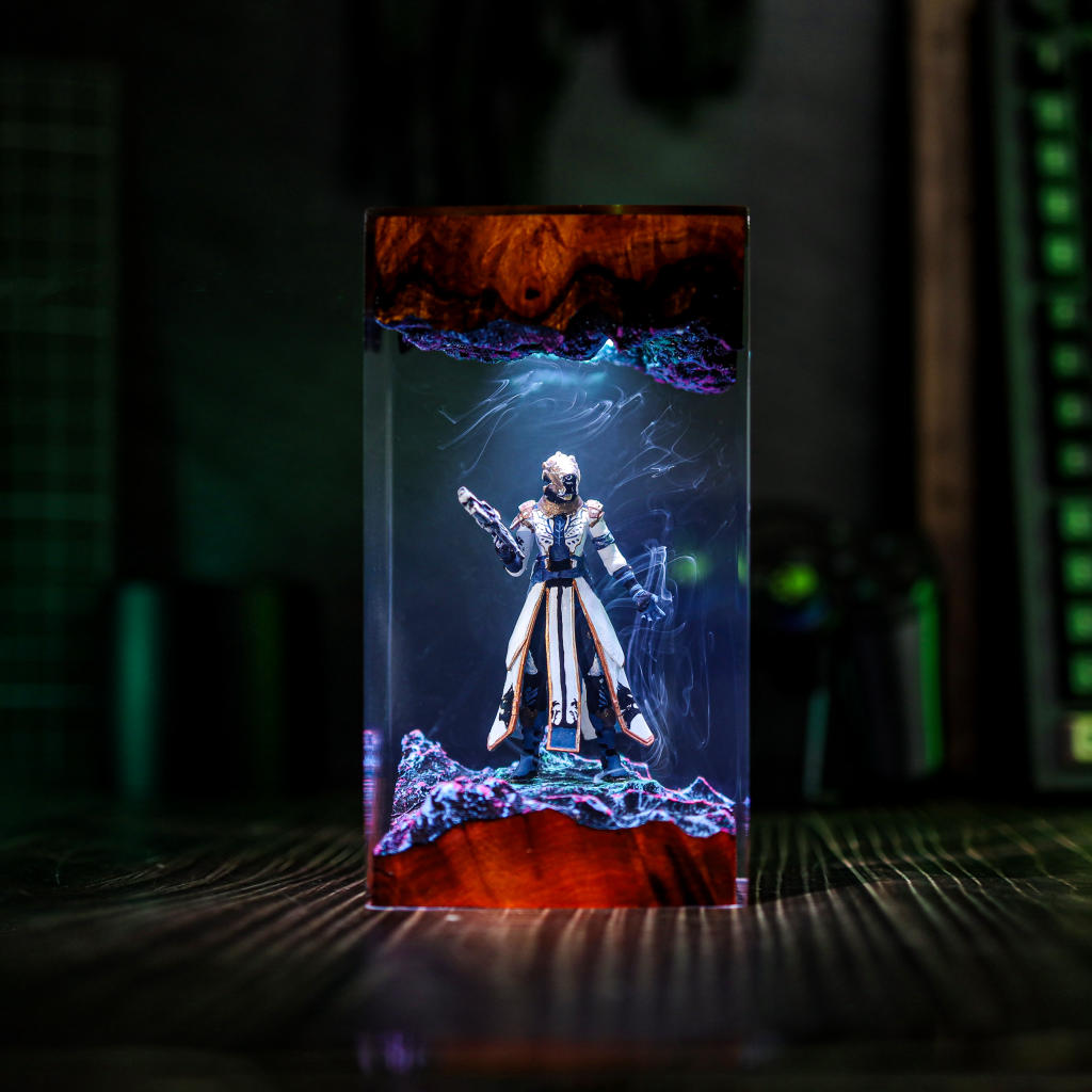 Warlock Iron Banner Destiny Lamp 6 Handmade Destiny Resin Lamp