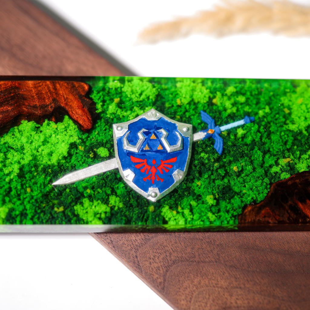 Zelda Hylian Shield and Master Sword Wrist Rest 5 Zelda Wrist Rest