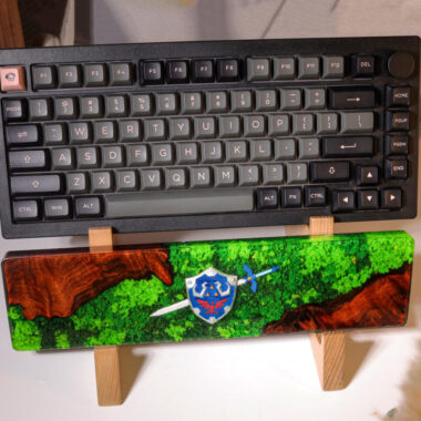 Zelda Hylian Shield and Master Sword Wrist Rest
