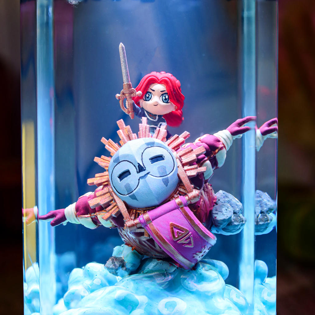 Lune Clair Obscur Expedition 33 Lamp 14 Chibi Esquie Maelle lamp