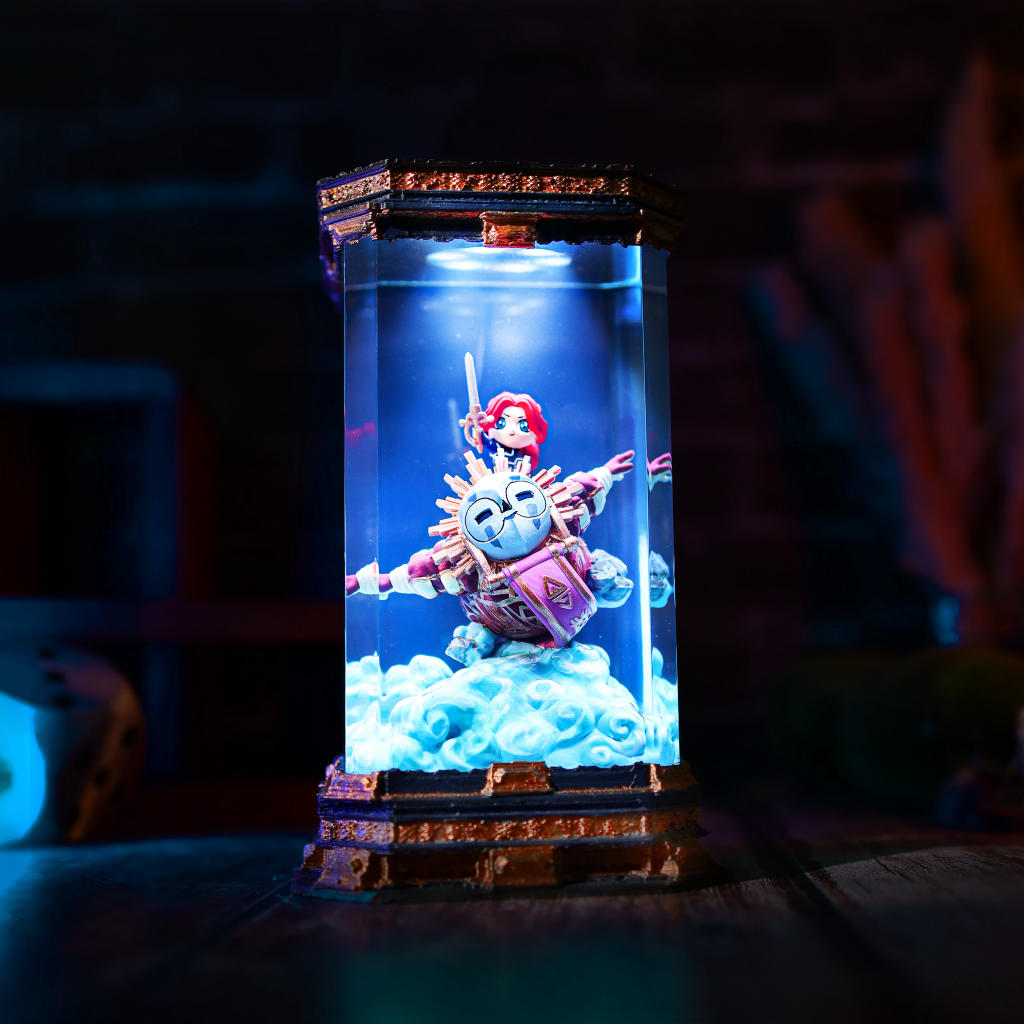 Lune Clair Obscur Expedition 33 Lamp 13 Expedition 33 chibi diorama light