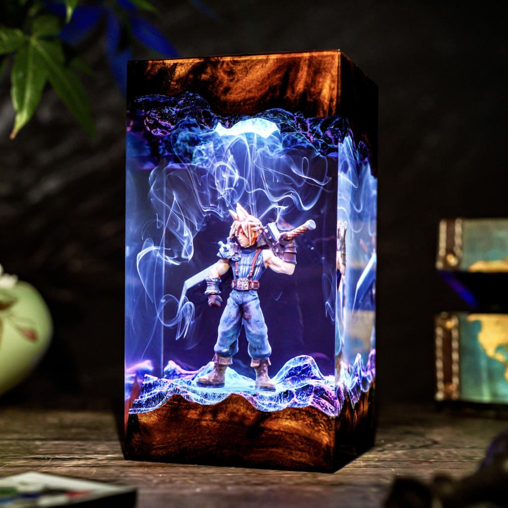 Jenova FF7 Final Fantasy Lamp 13 FF7 Cloud resin lamp