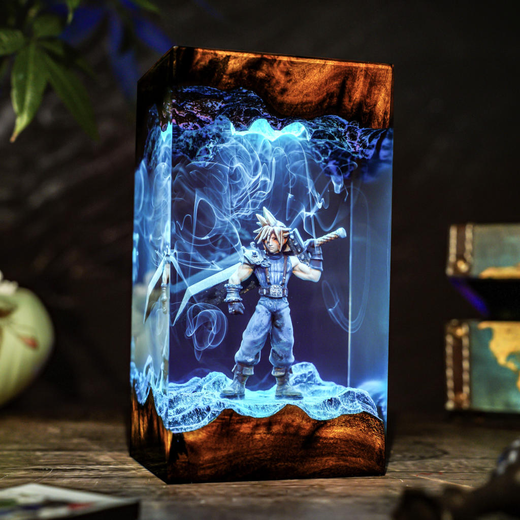 Jenova FF7 Final Fantasy Lamp 9 Cloud Strife lamp