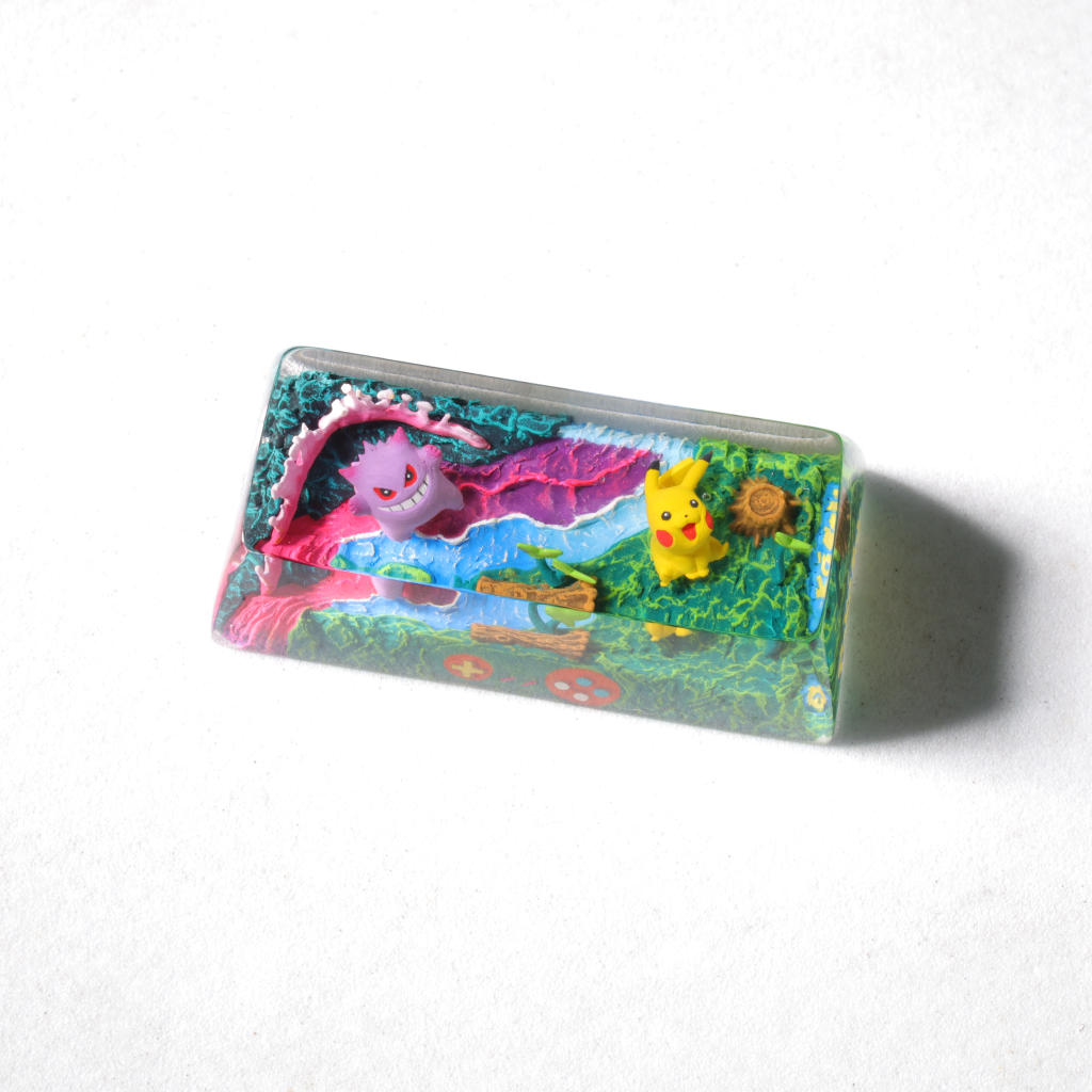 Charmander & Squirtle Pokémon Backspace Keycap 29 Gengar & Pikachu Pokémon Backspace Keyboard Keycap