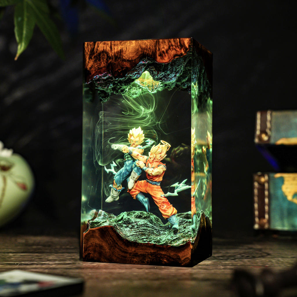 Anime Super Warrior Combat Ver 1 12 DBZ Goku vs Vegeta décor
