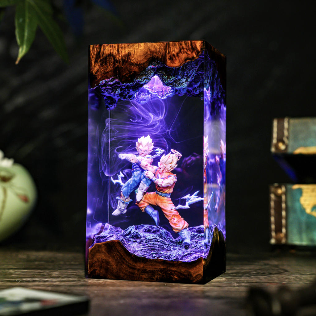 Anime Super Warrior Combat Ver 1 13 Goku Vegeta battle lamp