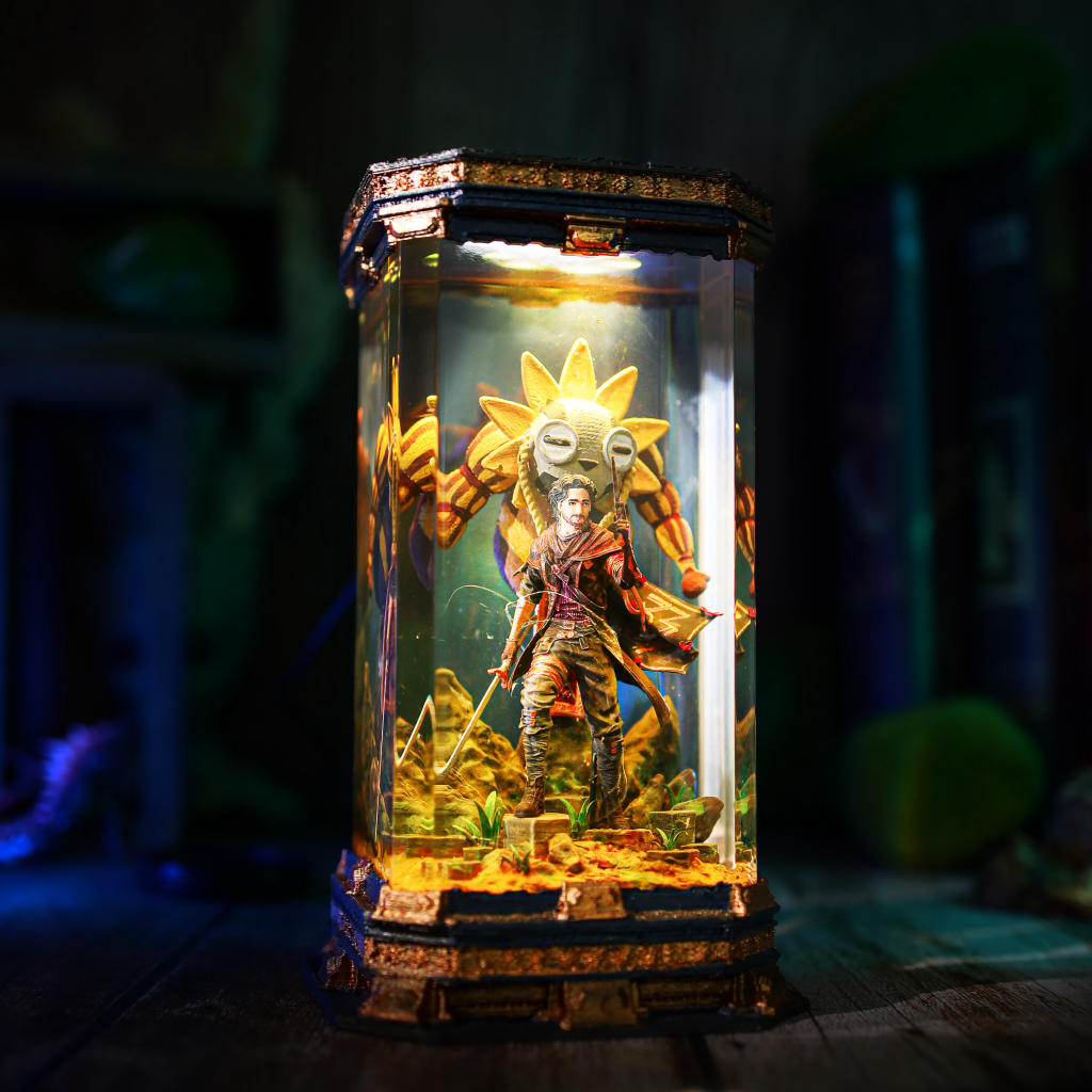 Lune Clair Obscur Expedition 33 Lamp 23 Gustave Clair Obscur Expedition 33 Diorama Lamp