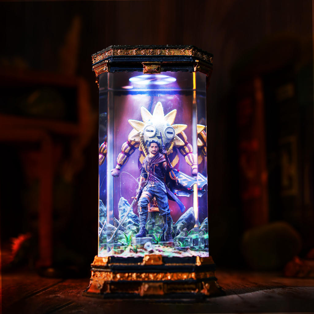 Lune Clair Obscur Expedition 33 Lamp 19 Gustave Clair Obscur Expedition 33 Diorama Lamp