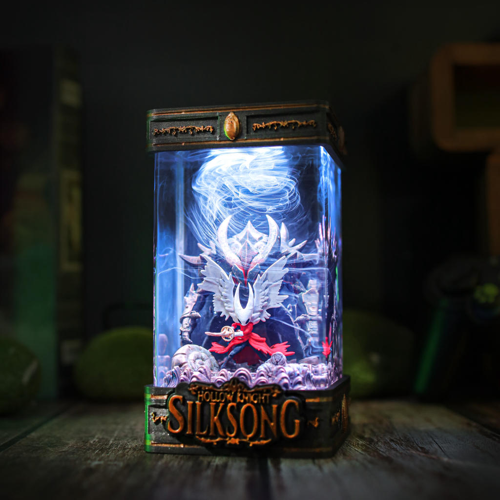 Hornet Battle Hollow Knight Silksong Diorama Lamp 8 hollow knight silksong diorama