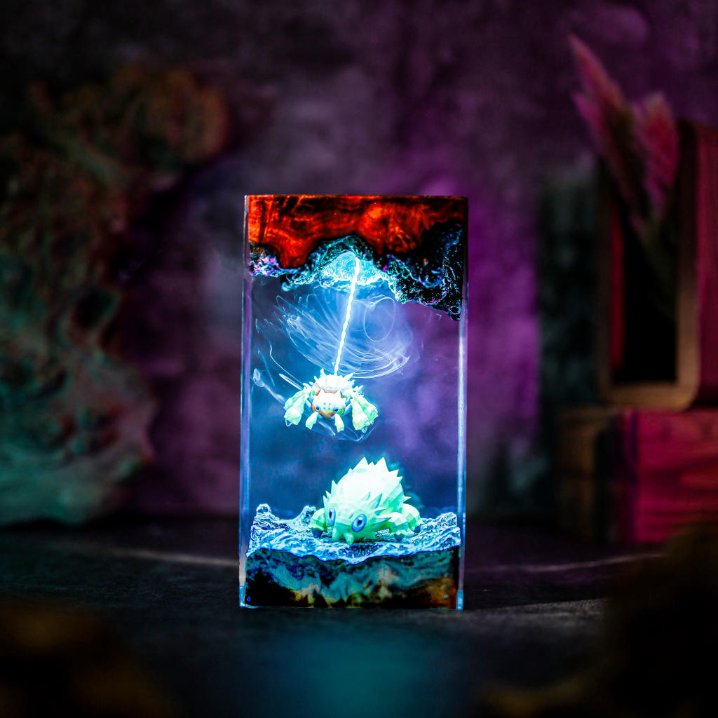 Joltik Galvantula Pokémon Lamp 2 Handmade Pokémon gift