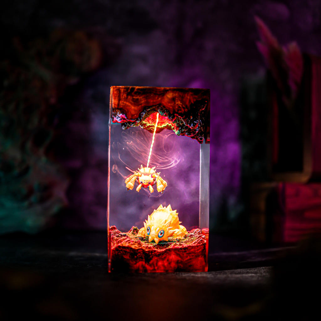 Joltik Galvantula Pokémon Lamp 8 Pokémon gamer desk lamp