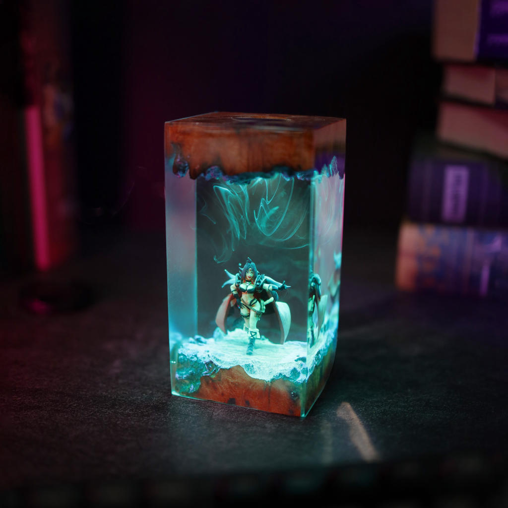 Naga the Serpent Slayers Lamp 5 Anime-inspired resin décor