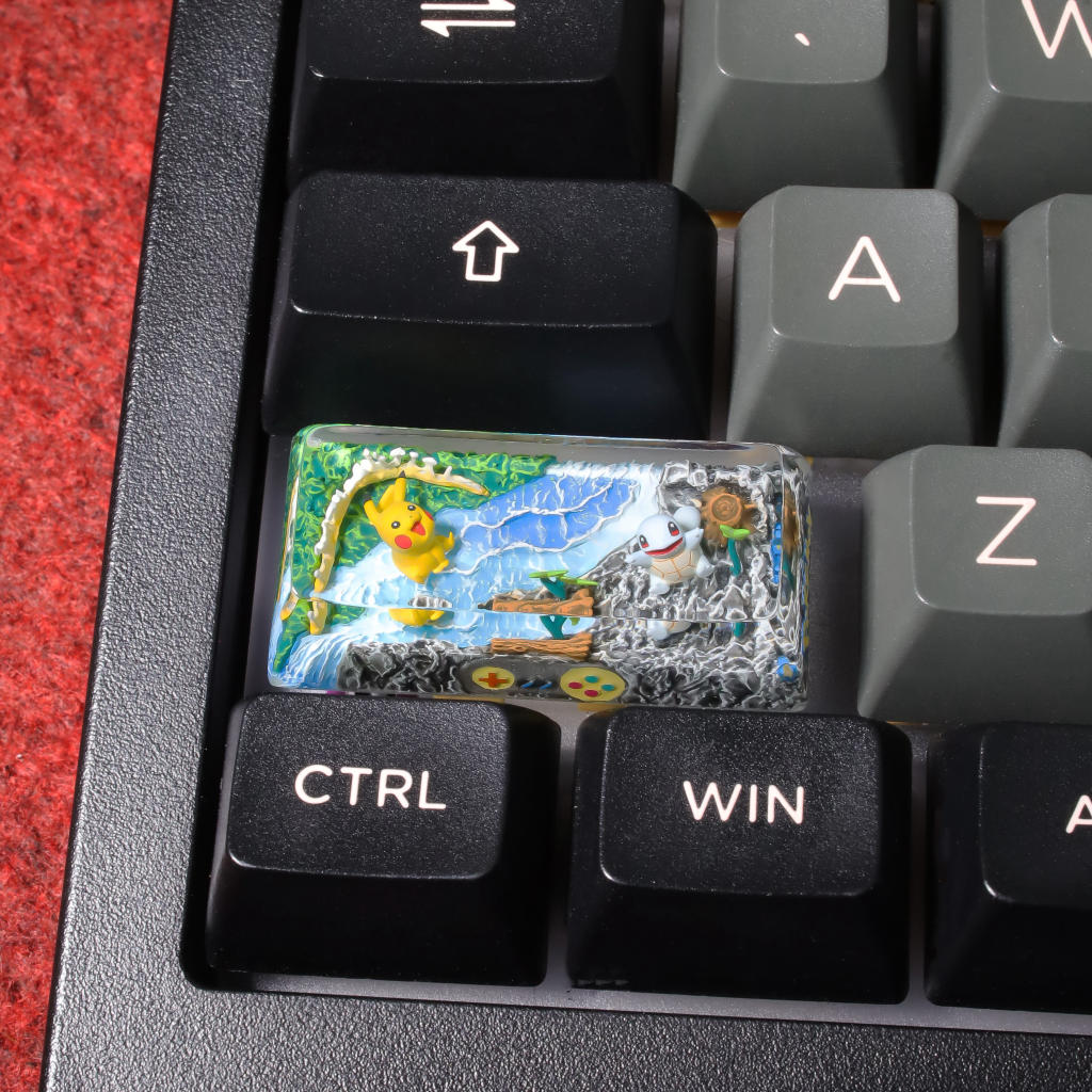 Charmander & Squirtle Pokémon Backspace Keycap 19 Pokémon Desk Accessory