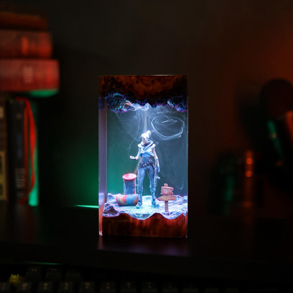 Valorant Jett Night Light 5 Valorant Agent Jett LED Light