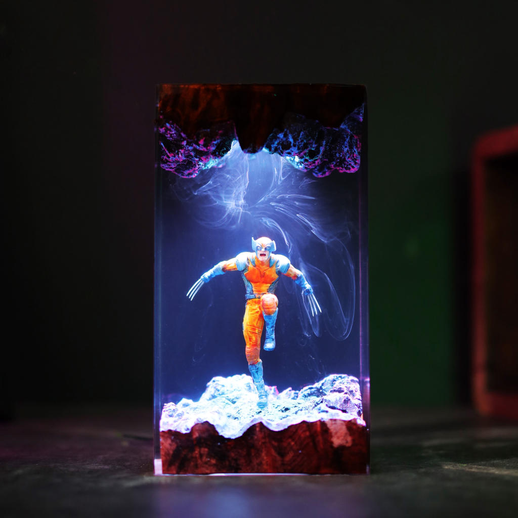 Wolverine X-Men Marvel Lamp 3 X-Men Wolverine Night Light