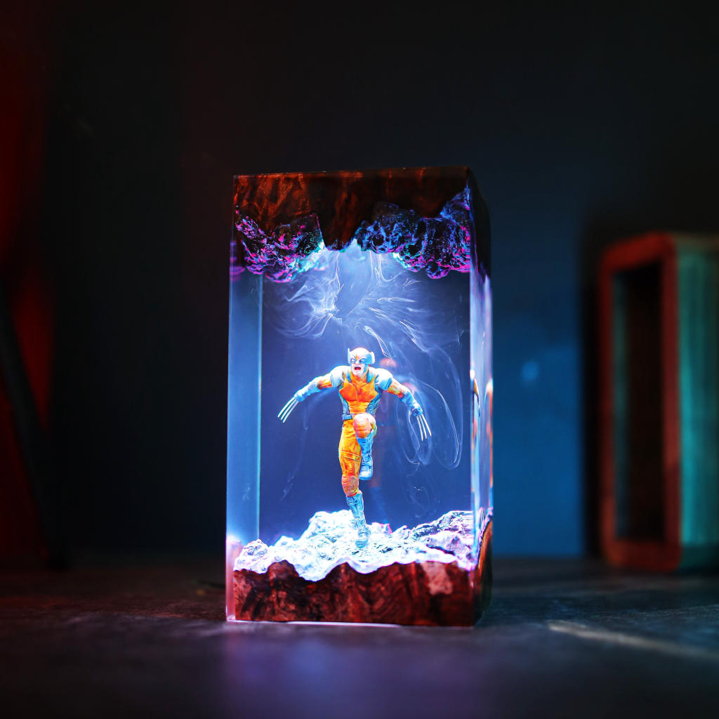 Wolverine X-Men Marvel Lamp 4 Marvel Wolverine Epoxy Lamp
