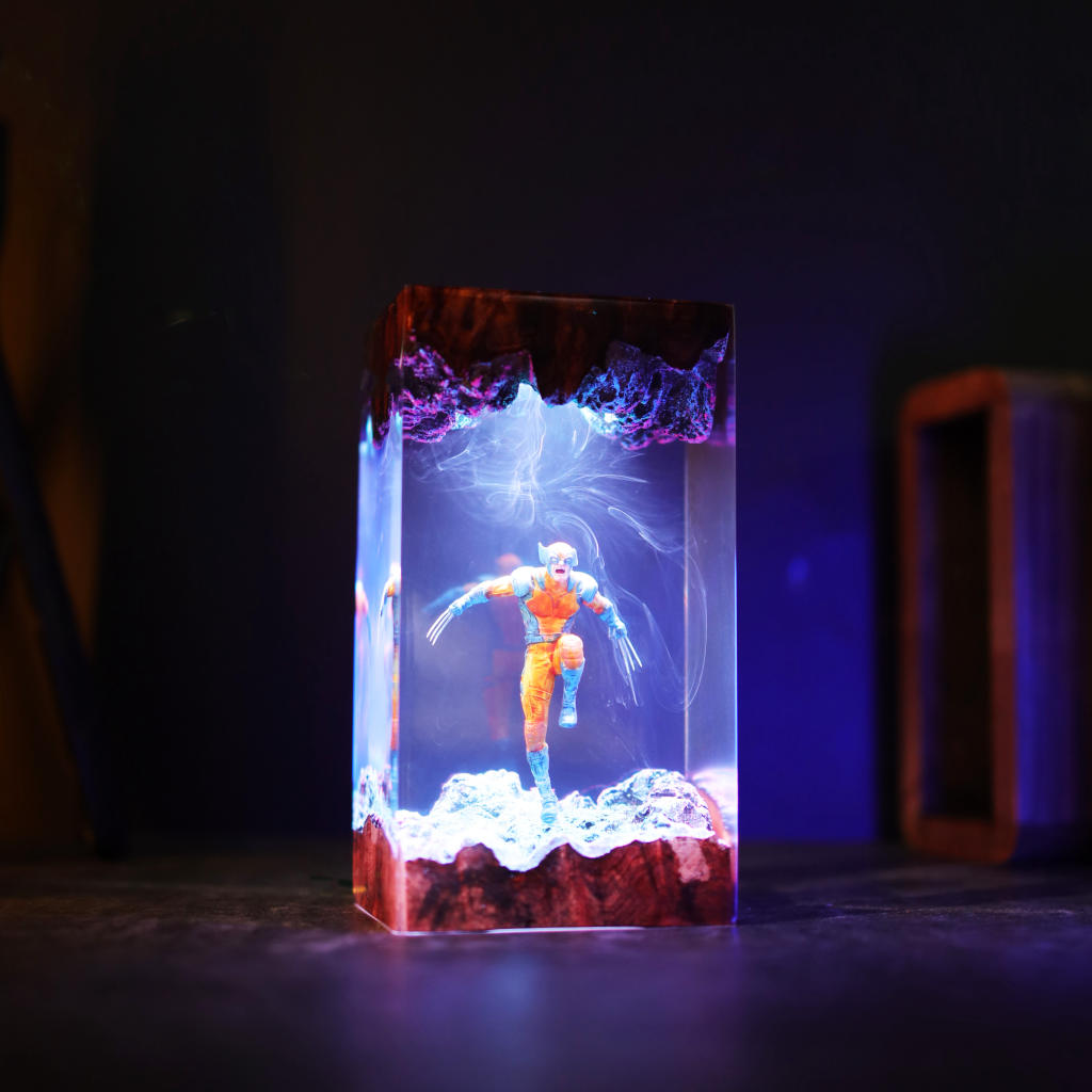 Wolverine X-Men Marvel Lamp 5 Marvel Wolverine Epoxy Lamp