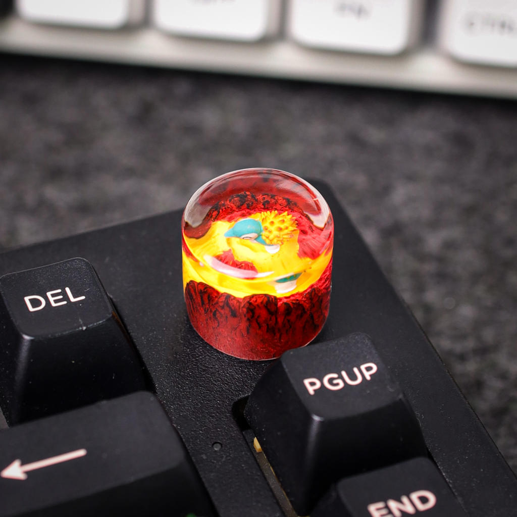 Cyndaquil Pokémon Keyboard Knob Ver 2 4 cyndaquil artisan keyboard knob