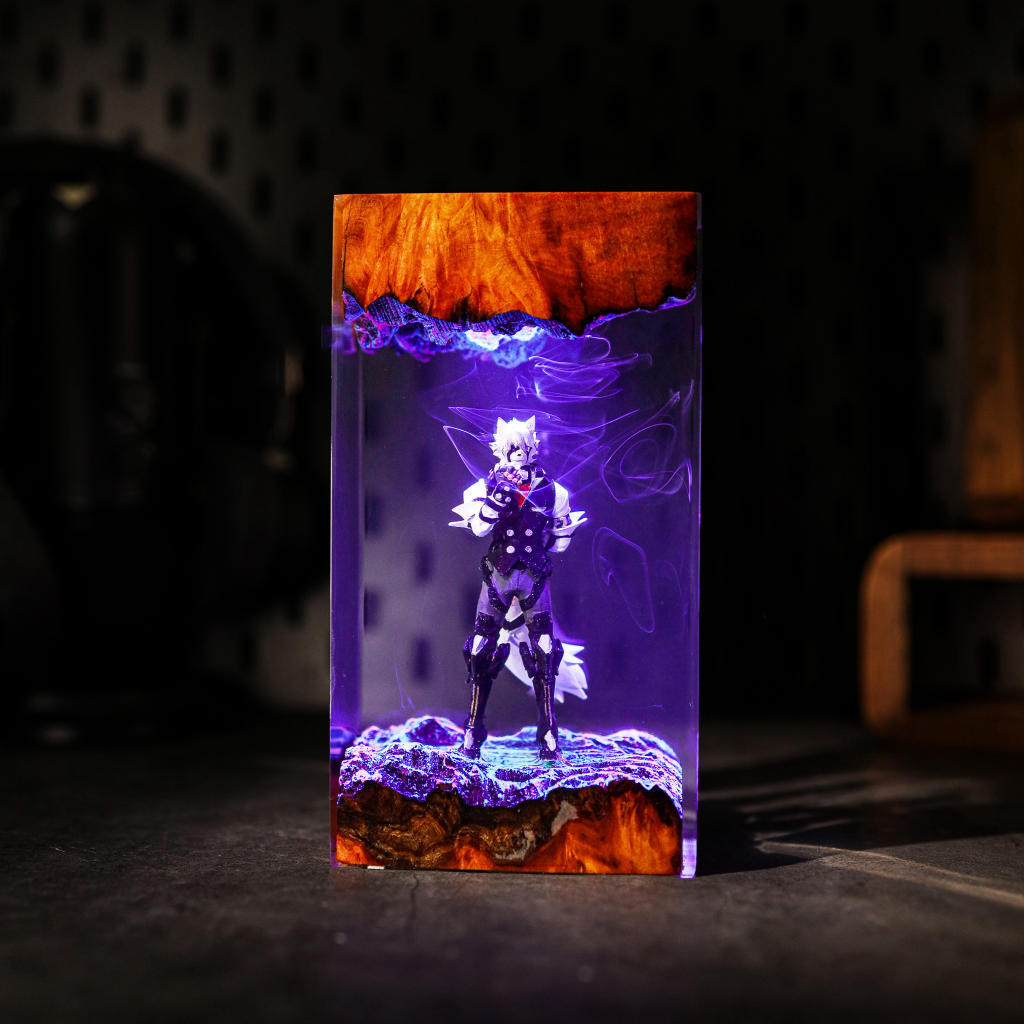 Von Lycaon Zenless Zone Zero Lamp 5 ZZZ character resin lamp