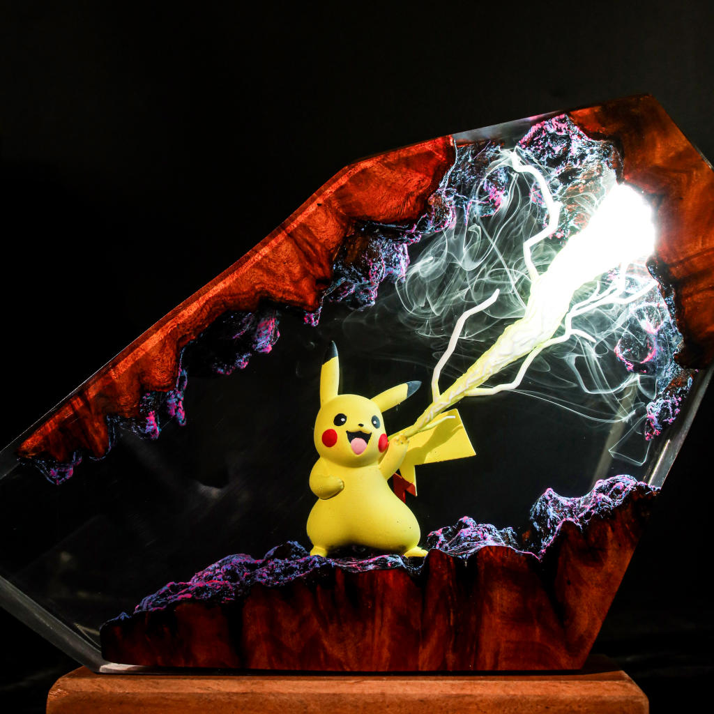 Thunderbolt Pikachu Pokémon Lamp 2 Thunder Pikachu night light