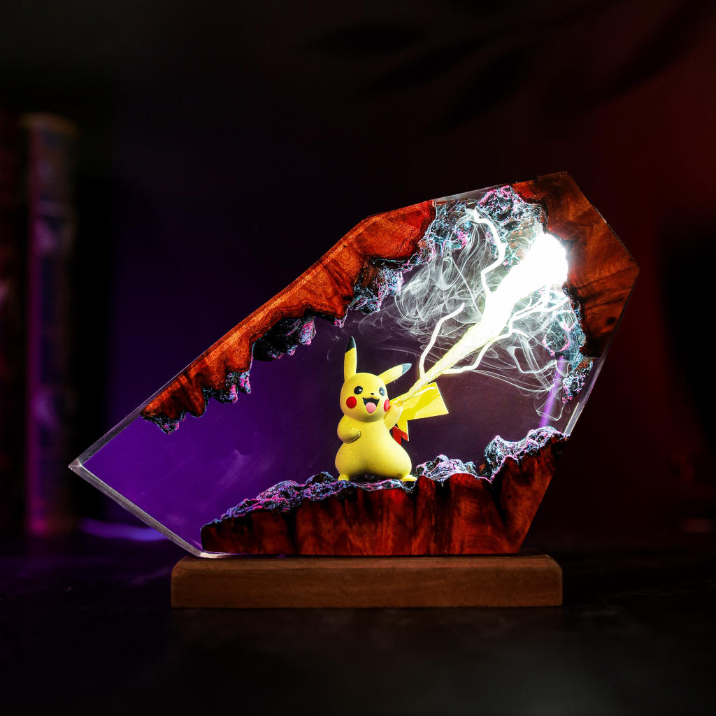 Thunderbolt Pikachu Pokémon Lamp 3 Pokémon room decor light