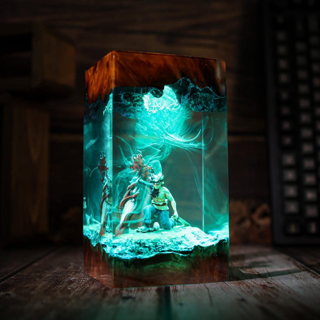Dark Clover Power Wielder Lamp 4 black clover collectible light