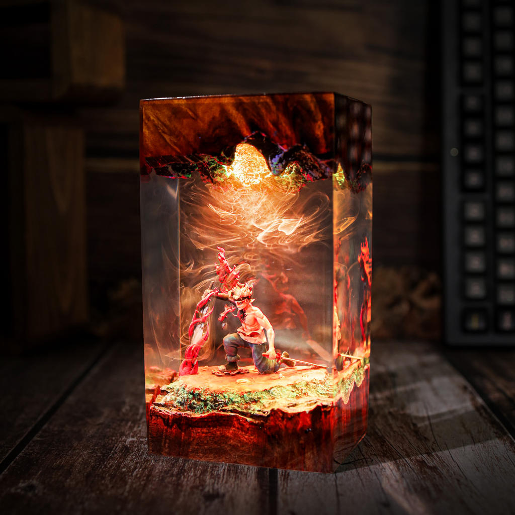 Dark Clover Power Wielder Lamp 7 black clover anime lamp