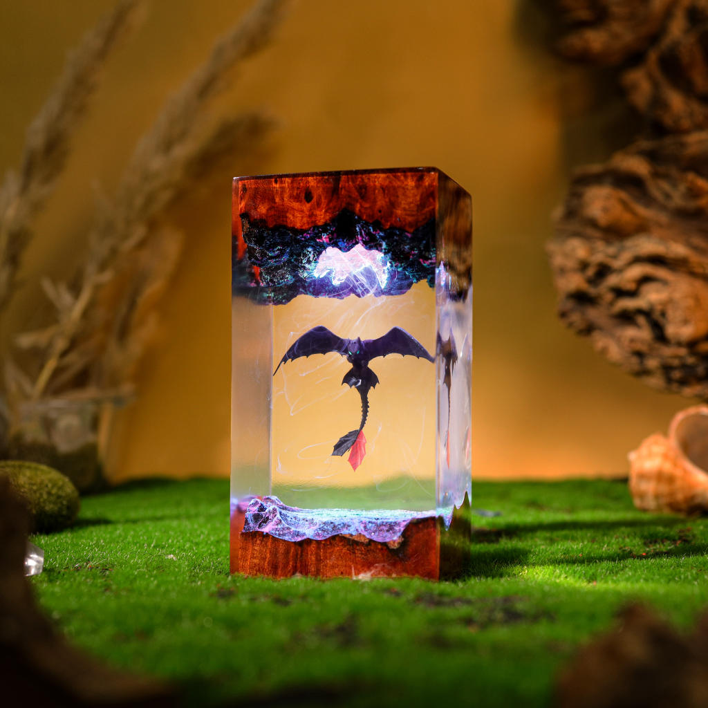 How to Train Your Dragon Splatter Toothless Lamp 3 Splatter Toothless Night Light