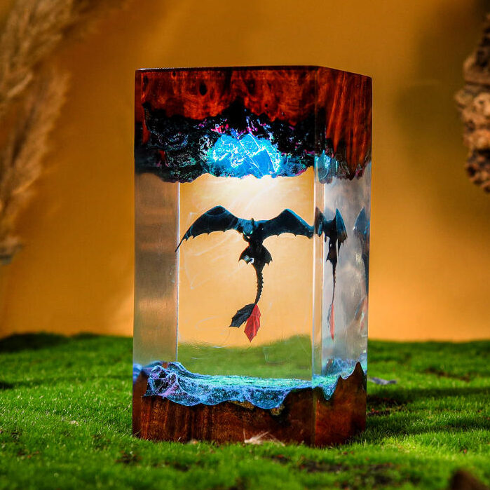 How to Train Your Dragon Splatter Toothless Lamp 1 How to Train Your Dragon Flying Night Fury Lamp