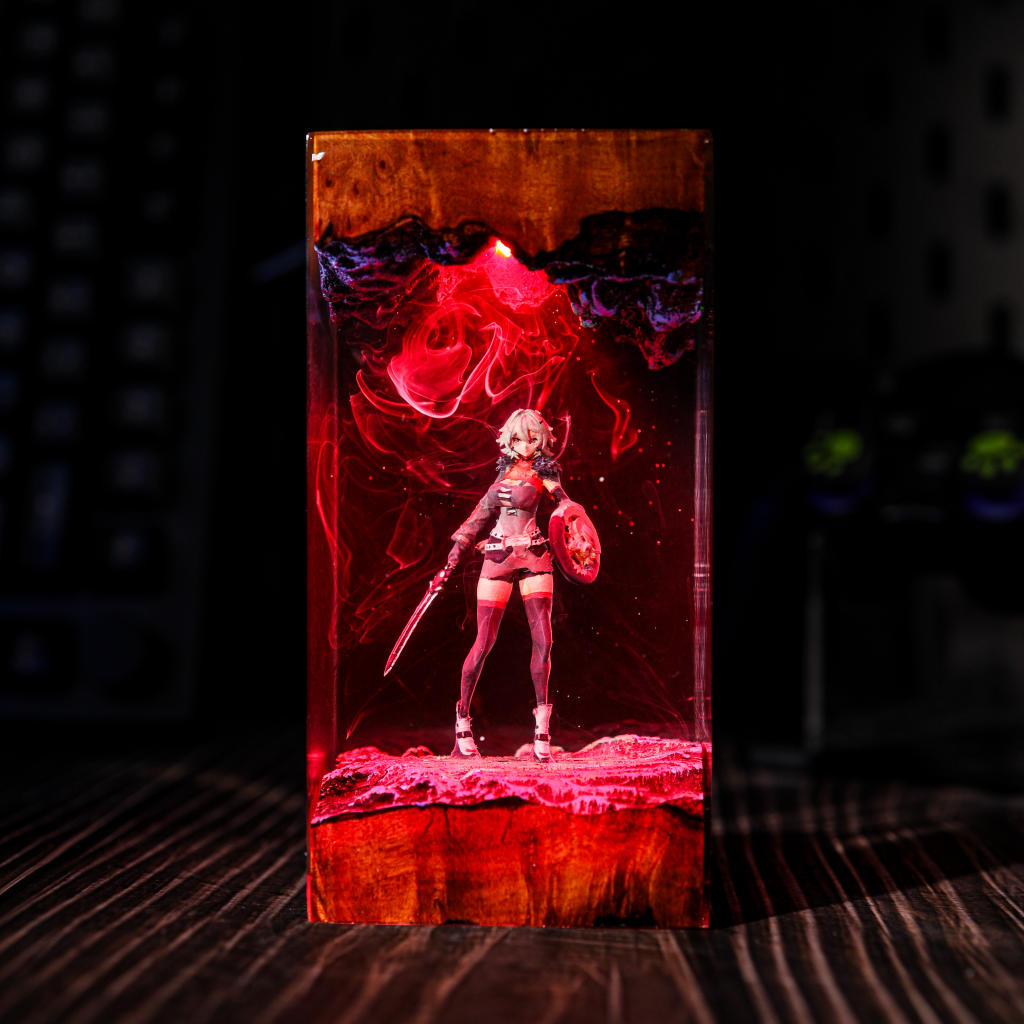 Caesar King Zenless Zone Zero Lamp 5 Caesar anime desk lamp
