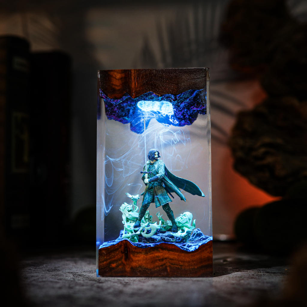 King Aragorn Lord of The Rings Lamp 4 LOTR LED night light
