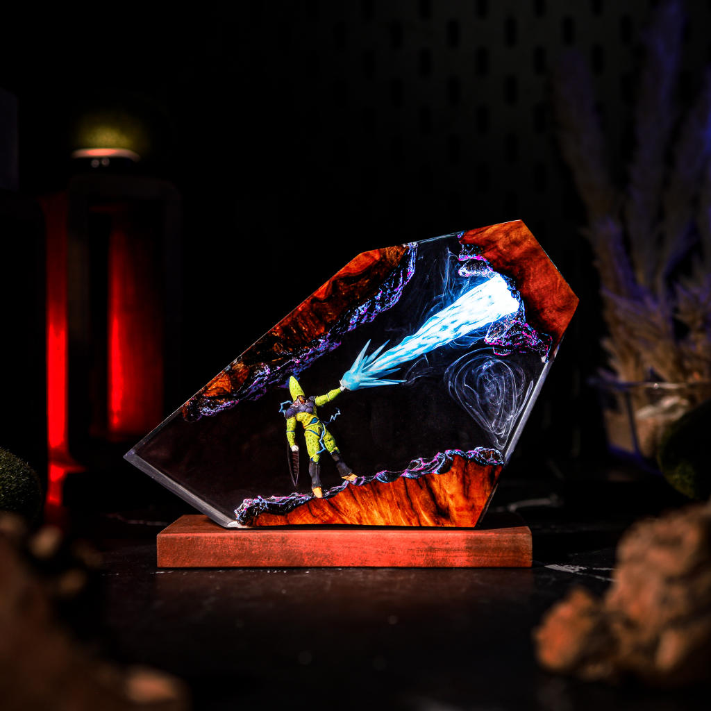 Powerful Green Man Anime Lamp 7 Perfect Cell LED lamp