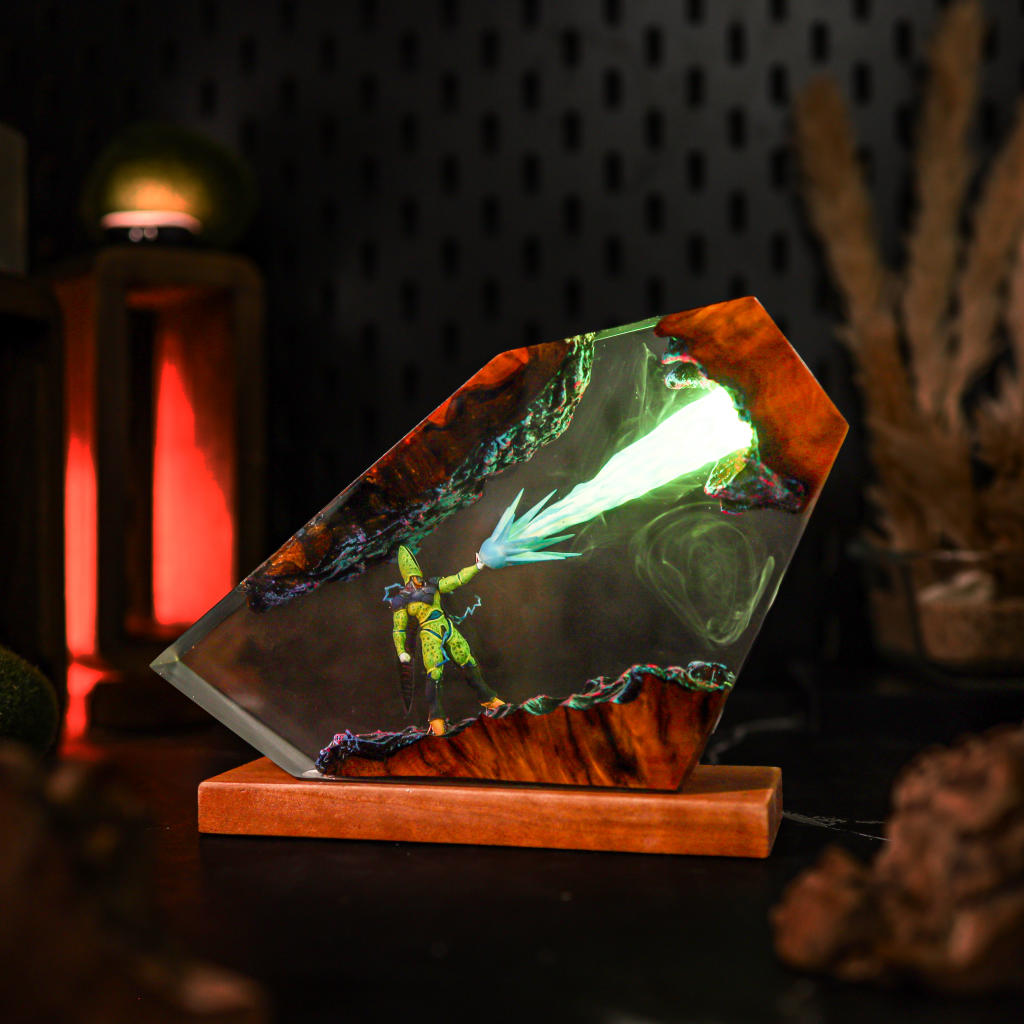 Powerful Green Man Anime Lamp 4 Dragon Ball villain night light