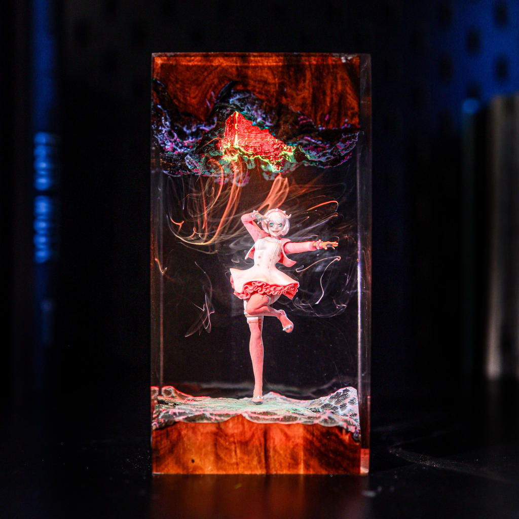 Elphelt Valentine Guilty Gear Lamp 4 Elphelt resin night light