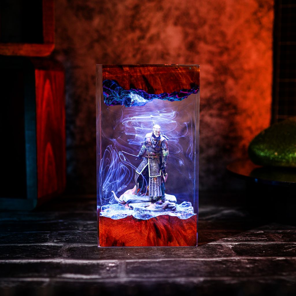 Geralt of Rivia Witcher Lamp 7 Geralt of Rivia Witcher Resin Light