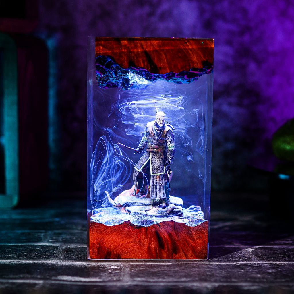 Geralt of Rivia Witcher Lamp 4 Geralt of Rivia Witcher LED Lamp