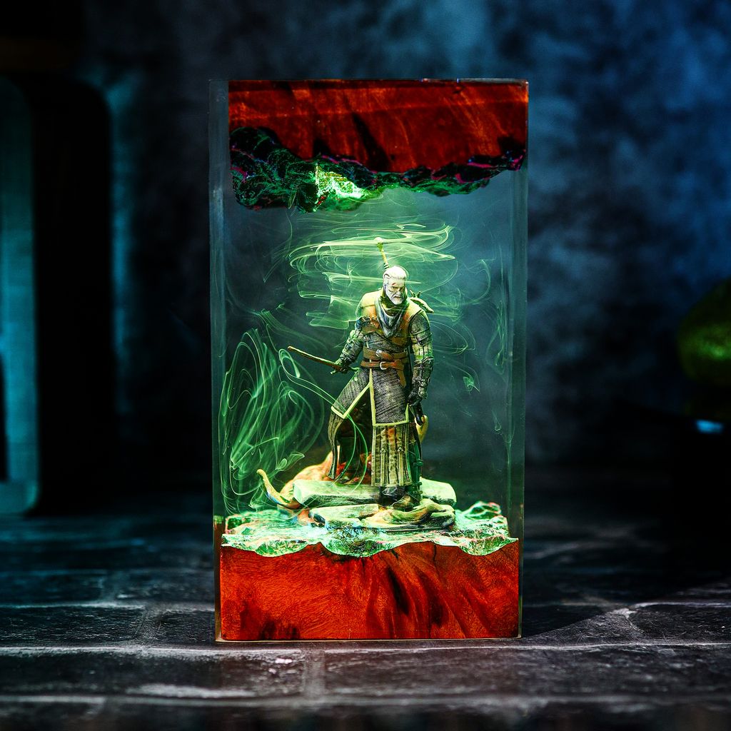 Geralt of Rivia Witcher Lamp 3 Geralt of Rivia Witcher Night Light