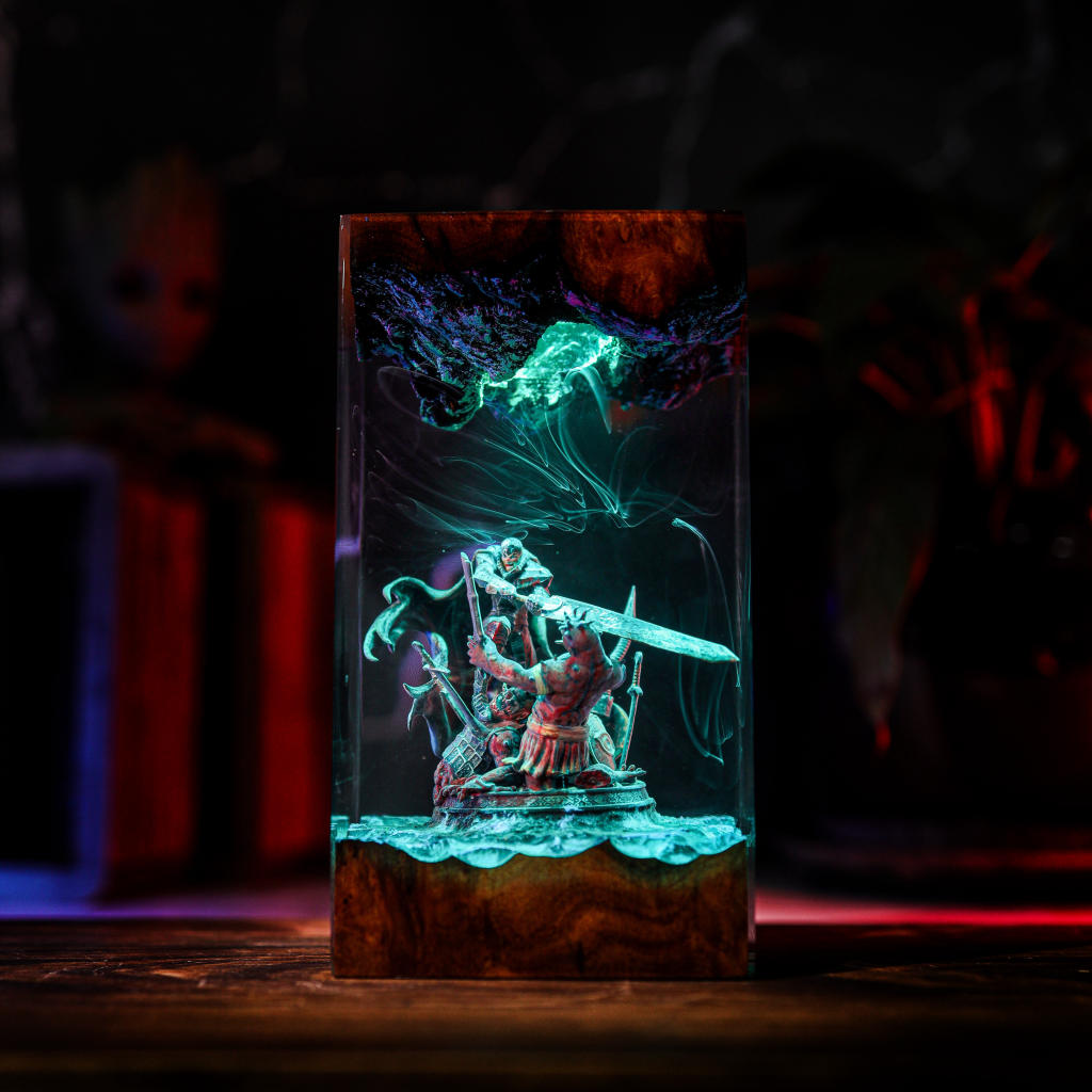 Guts Berserk Night Light 4 Black Swordsman night lamp