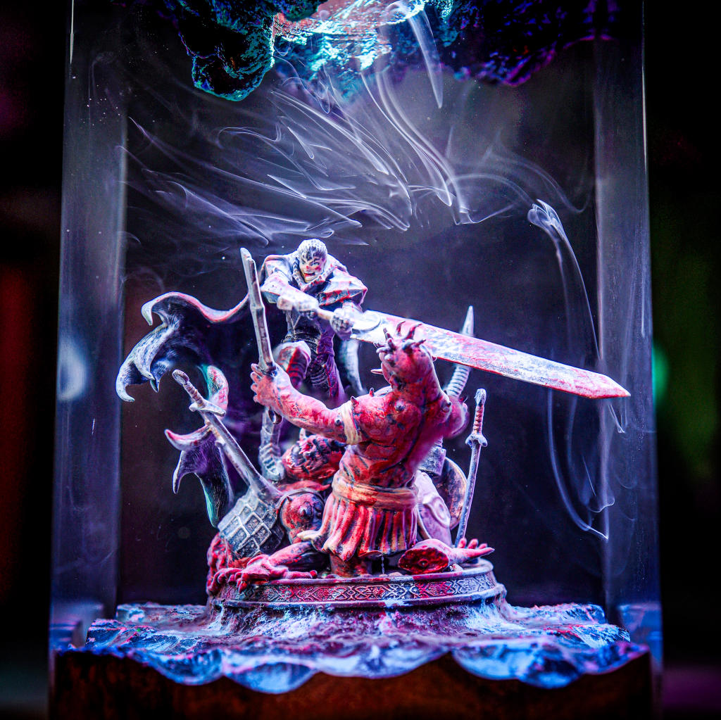 Guts Berserk Night Light 2 Guts collectible LED display