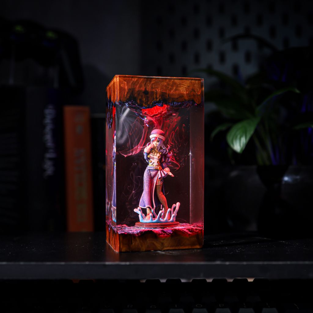 Juvia Lockser Fairy Tail Lamp 9 Juvia Lockser Fairy Tail 3D Night Lamp