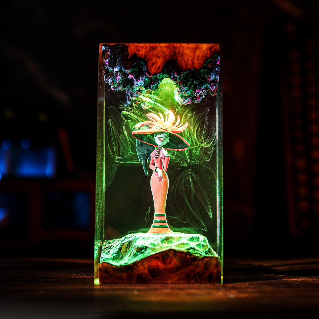 Rosie Hazbin Hotel Lamp 6 Hazbin Hotel character night light