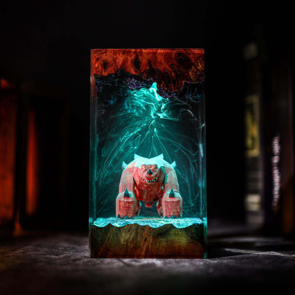 TzTok-Jad Old School RuneScape Lamp 6 TzTok-Jad Diorama